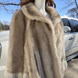 Glenoit Vintage Faux Fur Cape Stole